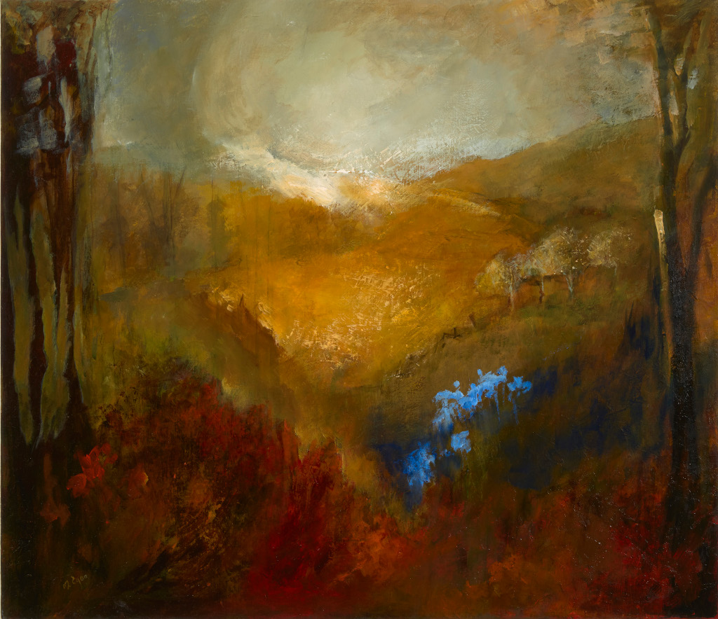 Wicklow Hills III 2020 Acrylic on Linen 26 x 30in